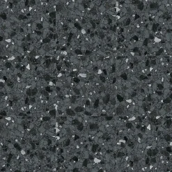 Aelle Carrelage Carrelage sol extérieur antidérapant effet terrazzo 80x80 cm MONACO R NEGRO ANTIDESLIZANTE
