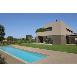 Carrelage sol extérieur antidérapant effet béton ciré naturel 120x120 cm Boost natural ecru-Aelle Carrelage Online