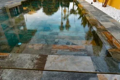 Mykonos Carrelage sol extérieur effet pierre oxydée L.60 x l.30 cm x ép.9 mm, Denali