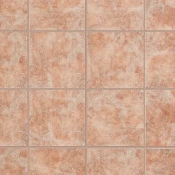 Carrelage sol extérieur effet terre cuite L.33,3 x l.33,3 cm x ép.7 mm, Terracotta