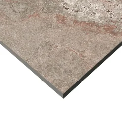 Carrelage sol extérieur effet pierre beige rosé L.60 x l.30 cm x ép.9 mm, Denali- Sale