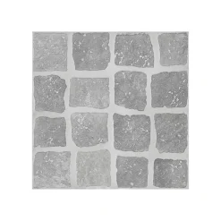 Carrelage sol extérieur effet pavés tons gris L.30,38 x l.30,38 cm x ép.7 mm, Blocce