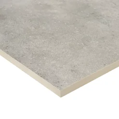 Carrelage sol extérieur effet béton gris L.60 x l.60 cm x ép.20 mm, Rohe- Hot