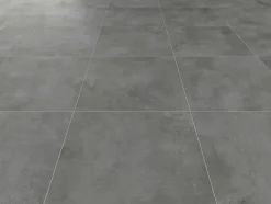 Carrelage sol extérieur effet béton gris anthracite L.60 x l.60 cm x ép.20 mm, Rohe
