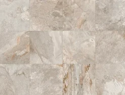 Carrelage sol extérieur effet pierre beige L.60 x l.60 cm x ép.9 mm, Denali