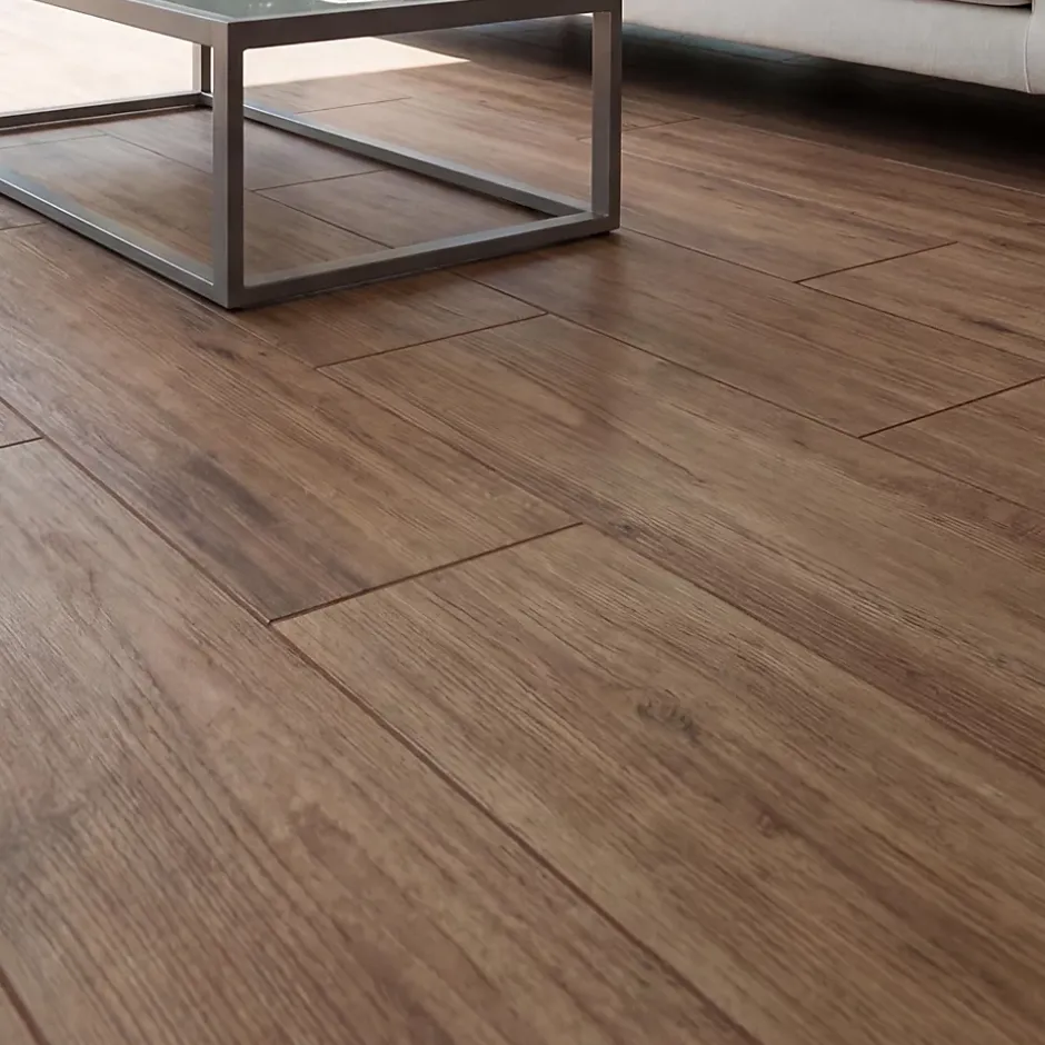 Carrelage sol extérieur effet bois marron clair L.60 x l.30 cm x ép.8,7 mm, Norwegio- New