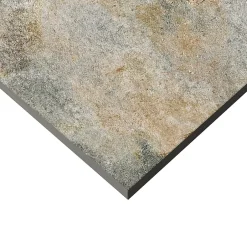 Carrelage sol extérieur effet pierre vert oxydé L.60 x l.30 cm x ép.9 mm, Denali-