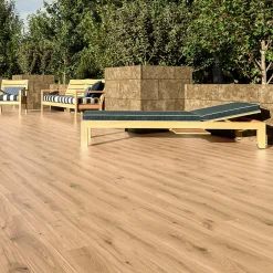 Carrelage sol extérieur en grès cérame émaillé effet bois naturel l.15 x L.90 x ép.0,86 cm Riverwood-Ecoceramic Sale