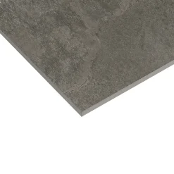 Carrelage sol extérieur en grès cérame émaillé effet pierre anthracite l.60 x L.30 x ép.0.8 cm Ardesi