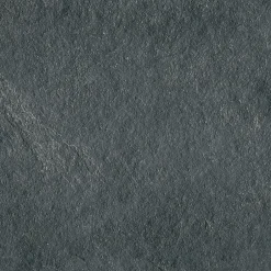 Ecoceramic Carrelage sol extérieur en grès cérame émaillé effet pierre anthracite l.60 x L.60 x ép.2 cm Pietra
