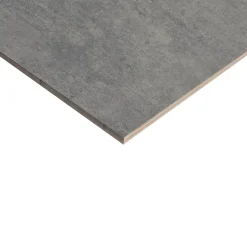 Carrelage sol extérieur en grès cérame émaillé effet béton gris anthracite l.60 x L.60 x ép. 0.9cm Bauha-Ecoceramic
