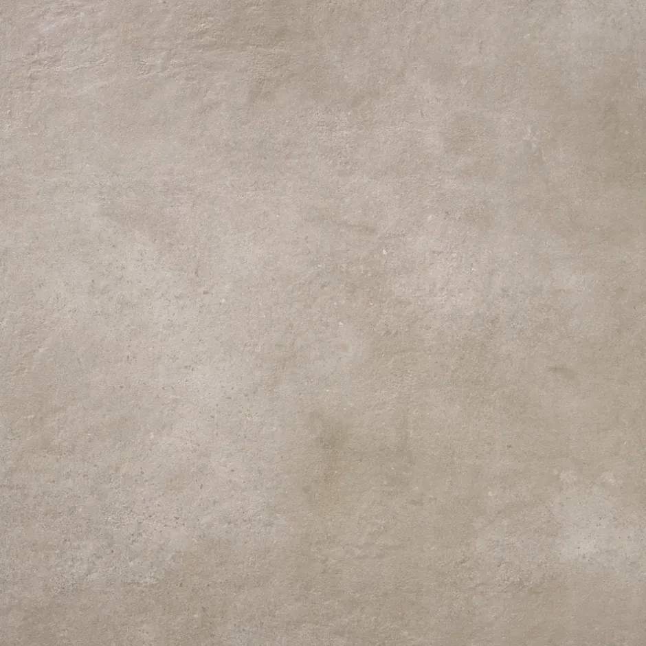 Alaplana Carrelage sol extérieur en grès cérame émaillé effet béton taupe l.60 x L.60 x ép. 2 cm Rohe