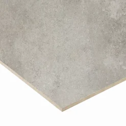 Alaplana Carrelage sol extérieur en grès cérame émaillé effet béton gris l.60 x L.60 x ép.0.95 cm Rohe