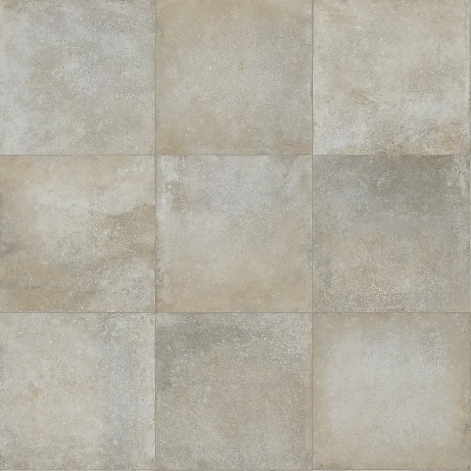 GoodHome Carrelage sol extérieur en grès cérame émaillé effet pierre taupe l.60 x L.60 x ép.2 cm Arina