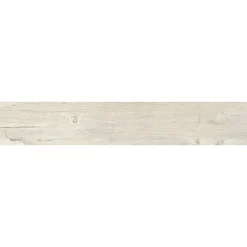 Ecoceramic Carrelage sol extérieur en grès cérame émaillé effet bois blanc l.15 x L.90 x ép.0,86 cm Timberlane