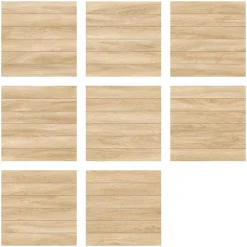 Carrelage sol extérieur en grès cérame émaillé effet chêne miel l.45 x L.45 x 0.95 cm Deckland-Ecoceramic Sale