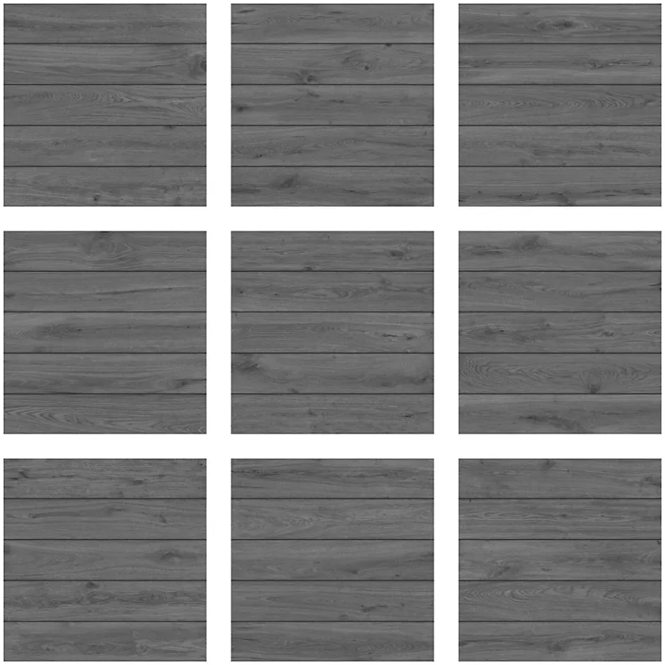 Carrelage sol extérieur en grès cérame émaillé effet chêne anthracite l.45 x L.45 x 0.95 cm Deckland-Ecoceramic Sale