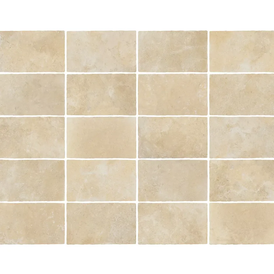 Carrelage sol extérieur en grès cérame émaillé effet pierre beige l.30 x L.50 x ép.0,9 cm Sunstone-Mykonos Discount