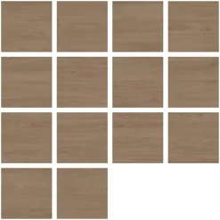 Ecoceramic Carrelage sol extérieur en grès cérame émaillé effet bois taupe l.60 x L.60 x ép.2 cm Parkwood
