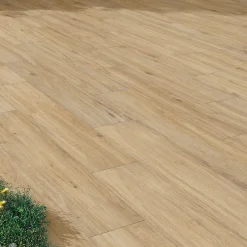 Carrelage sol extérieur en grès cérame émaillé effet bois clair l.22 x L.120 x ép. 0,97 cm Todias Haya-GoodHome Clearance