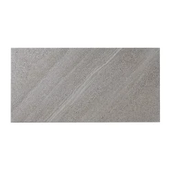 Carrelage sol extérieur grège effet pierre L.62 x l.31 cm x ép.7,4 mm, English Stone