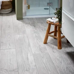 Colours Carrelage sol gris 20 x 120 cm Cotage