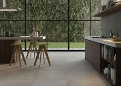 Carrelage sol intérieur / mur intérieur effet béton Basic Concrete gris l.80 X L.80 cm rectifié 1er choix. UPEC-RAK Ceramics Hot