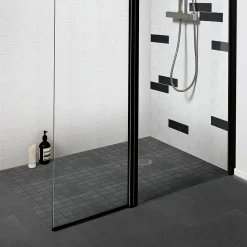 GoodHome Carrelage sol intérieur anthracite L.60 x l.30 cm, Slate