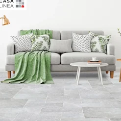 Carrelage sol intérieur aspect marbre gris 61 x 40.6 cm Ép.12 mm Casa Linea