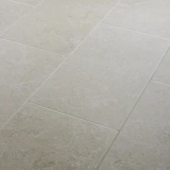 Carrelage sol intérieur beige taupe effet pierre L.61,5 x l.30,8 cm x ép.8 mm, Soft Lime Stone-GoodHome Discount