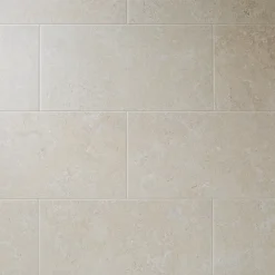 Carrelage sol intérieur beige taupe effet pierre L.61,5 x l.30,8 cm x ép.8 mm, Soft Lime Stone-GoodHome Discount