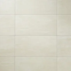 GoodHome Carrelage sol intérieur beige effet pierre L.60 x l.30 cm x ép.8 mm, Soft Travertin