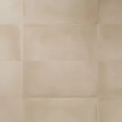 Carrelage sol intérieur beige effet béton L.60 x L.30 cm x ép.10 mm, Smooth-GoodHome Discount