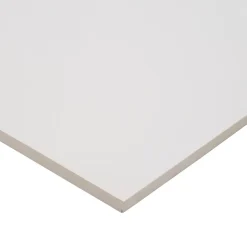 Carrelage sol intérieur blanc effet béton L.60 x l.30 cm x ép.10 mm, Smooth-GoodHome