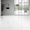 Carrelage sol intérieur blanc poli brillant L.60 x l.60 cm x ép.9,5 mm, Latinie-GoodHome Clearance