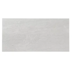 GoodHome Carrelage sol intérieur blanc effet pierre satin L.60 x l.30 cm x ép.8 mm, Natural