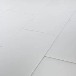 Carrelage sol intérieur blanc effet pierre L.60 x l.30 cm x ép.9 mm, Plain-GoodHome Discount