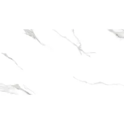 Carrelage sol intérieur effet marbre blanc L.120 x l.60 cm x ép.7 mm, Casa Athena- Sale