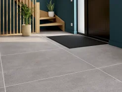 Carrelage sol intérieur effet béton gris taupe L.100 x l.100 cm x ép.10 mm, Casa Manhattan- Online