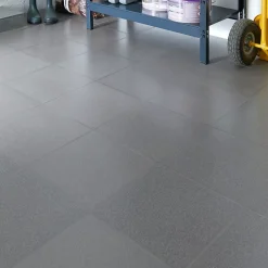 Carrelage sol intérieur gris anthracite 33 x 33 cm passage intense Porphyre