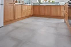 GoodHome Carrelage sol intérieur gris effet béton L.60 x l.60 cm x ép.10 mm, Smooth