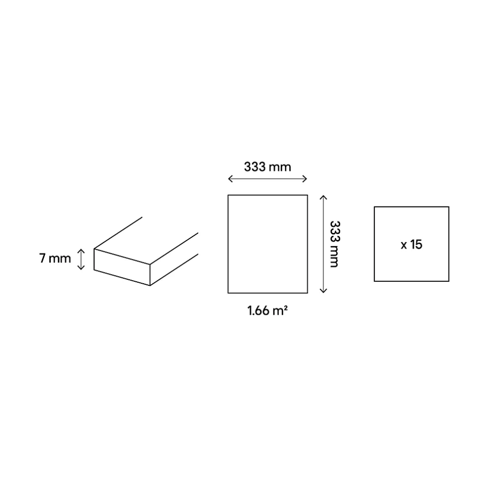 Carrelage sol intérieur gris L.33,3 x l.33,3 cm x ép.7 mm passage intense, Porphyre- Clearance