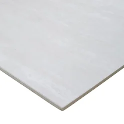 GoodHome Carrelage sol intérieur ivoire effet pierre L.60 x l.60 cm x ép.9,2 mm, Soft Travertin