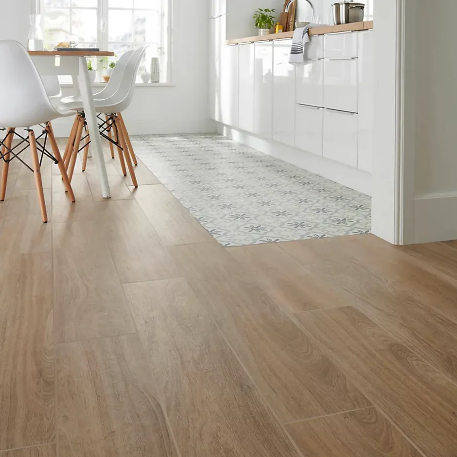 Colours Carrelage sol naturel 20 x 120 cm Rustic Wood