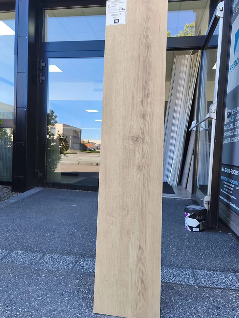 Alaplana Carrelage sol/mur effet bois mat slipstop CONCORDE MIEL L.150 x l.30cm