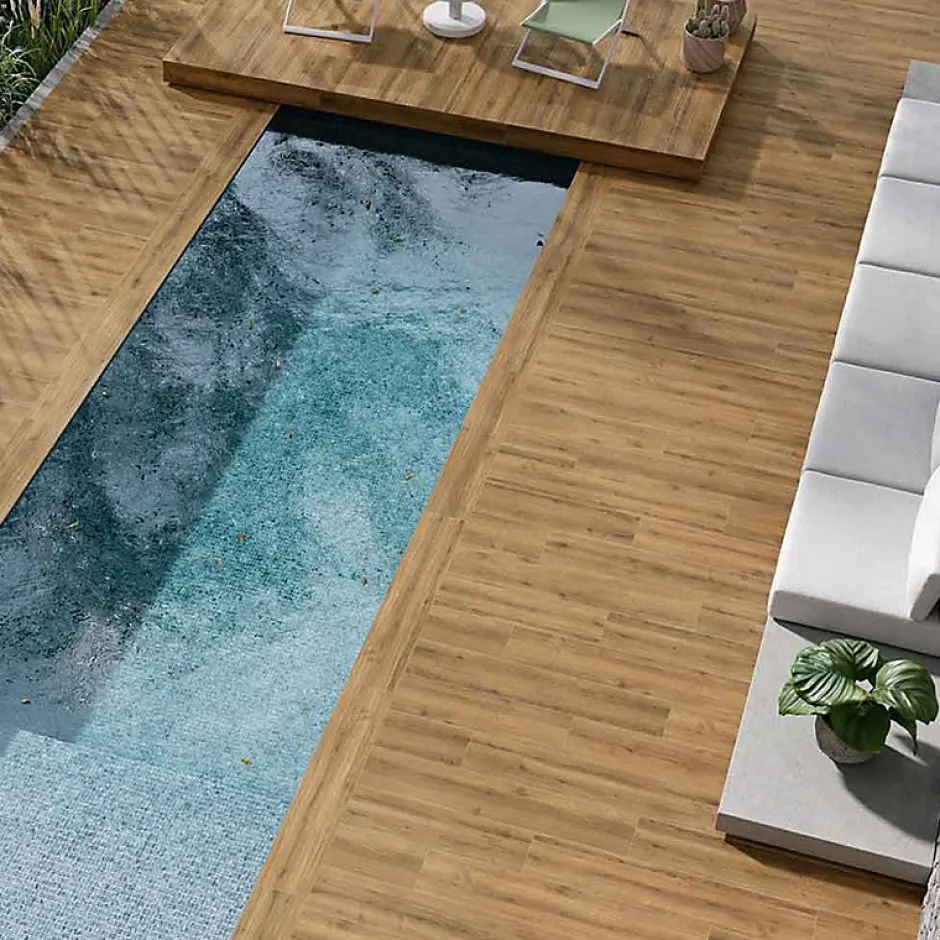 Carrelage sol/mur effet bois slipstop CONCORDE NATURAL L.120 x l.23cm-Alaplana Best