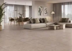 Keratile Carrelage sol/mur effet béton mat DETROIT GREIGE 100x100cm