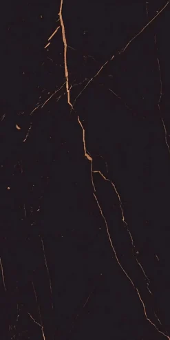 Carrelage sol/mur effet marbre noir MARQUIN GOLD MAT L.120 x l.60cm-Itaca Best