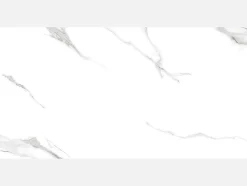 Bien Seramik Carrelage sol/mur effet marbre blanc brillant Statuario Goya l.60 x L.120 cm