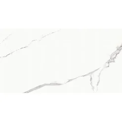 Bien Seramik Carrelage sol/mur effet marbre blanc brillant Statuario Goya l.60 x L.120 cm